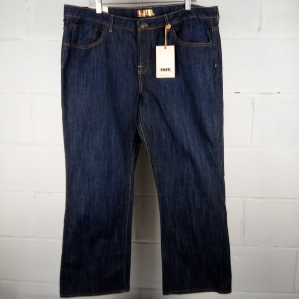 Bitten Jeans Womens 18 Short Blue Boyfriend Sarah Jessica Parker